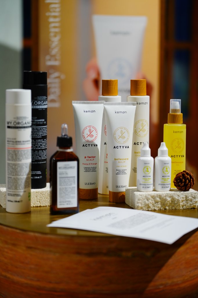 Kemon and MY.ORGANICS together on the table