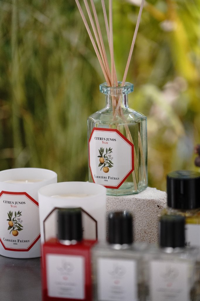 Carriere Freres candles and diffuser