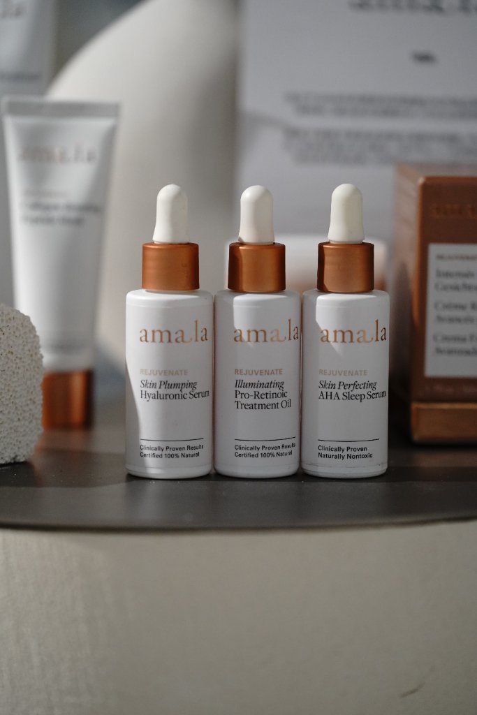 amala serums in close up