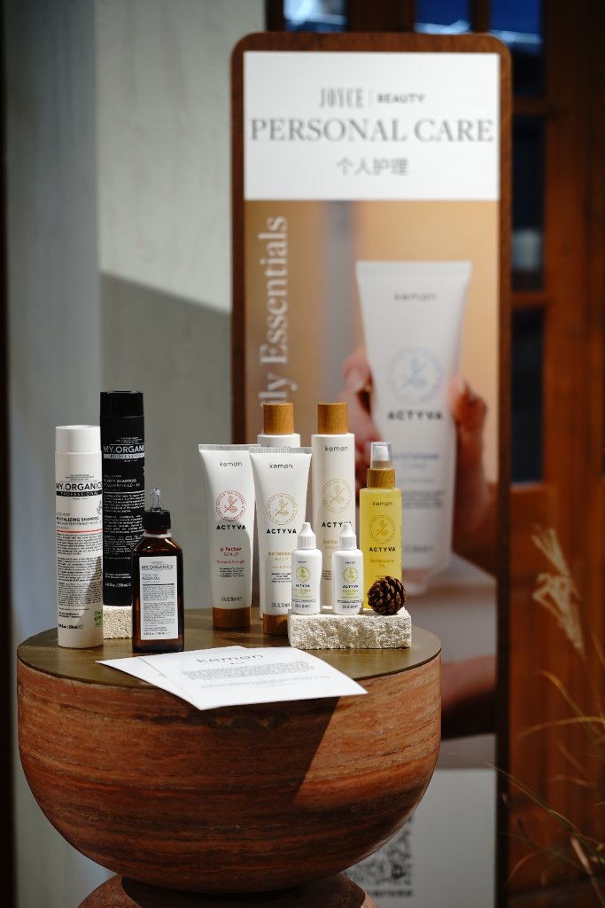 The JOYCE BEAUTY personal care display