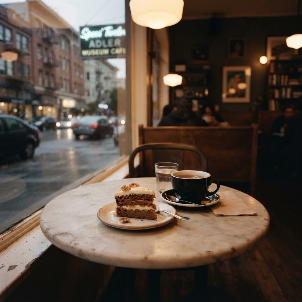 Late-night dessert in North Beach