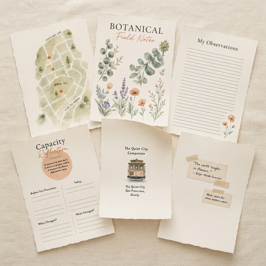 Your Pages — A Preview — Maps & Margins, Digital PDF · 25 Pages · Print at Home