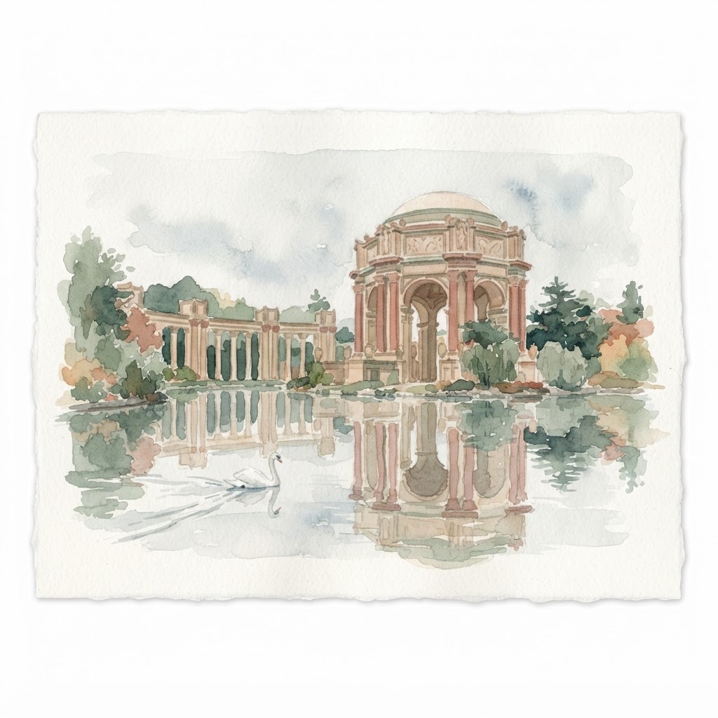 Palace of Fine Arts — Bench Watching