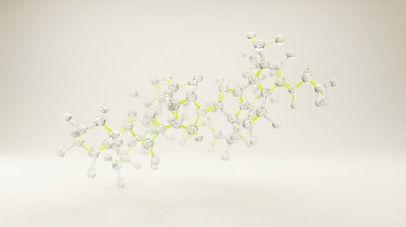 Illustration of the DSIP peptide molecular structure