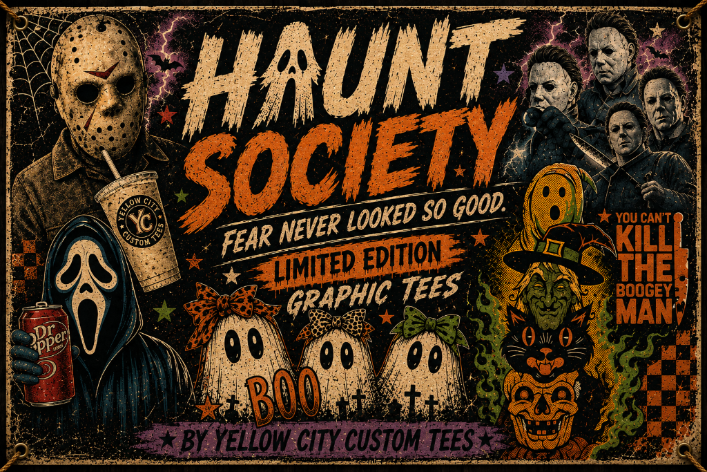 Haunt Society - Limited Edition Halloween Graphic Tees