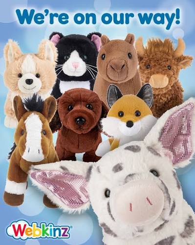 Webkinz are on their way