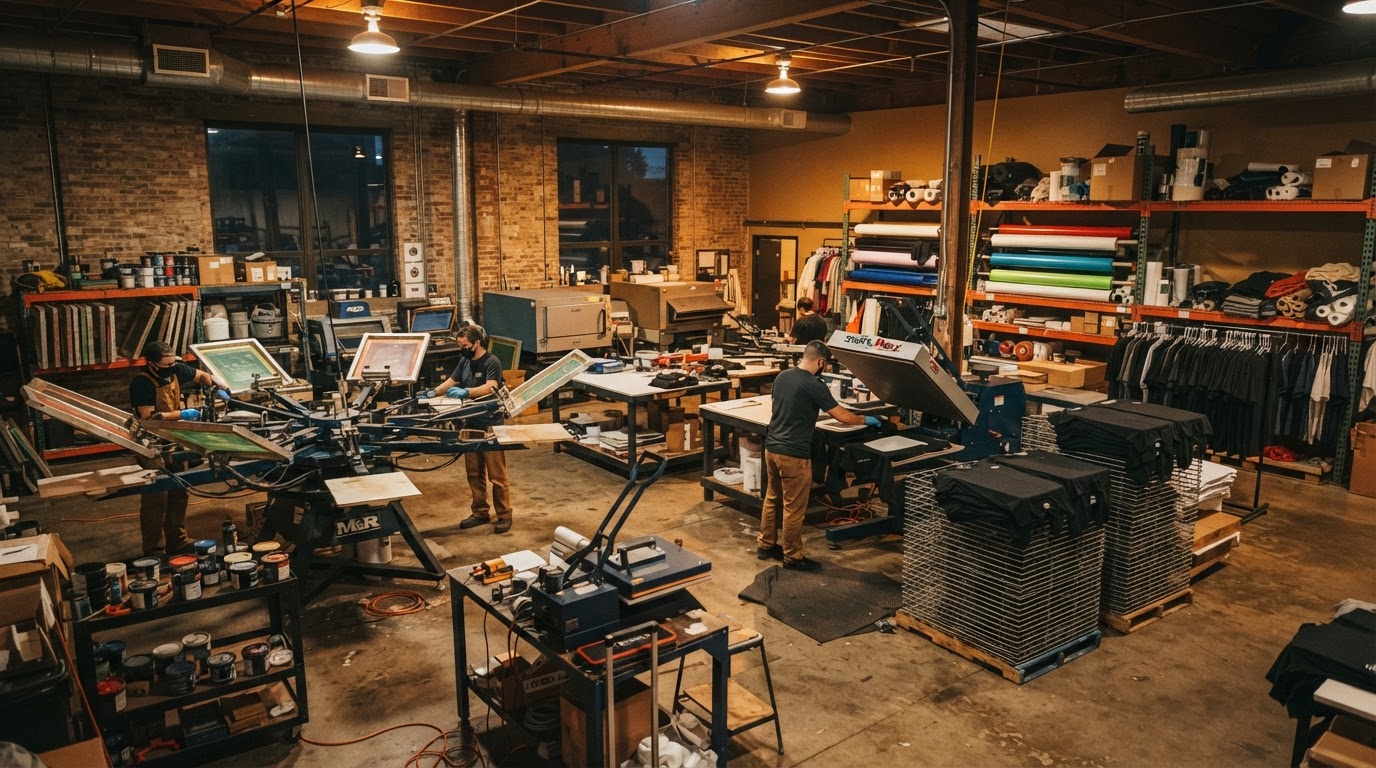 Yellow City print shop