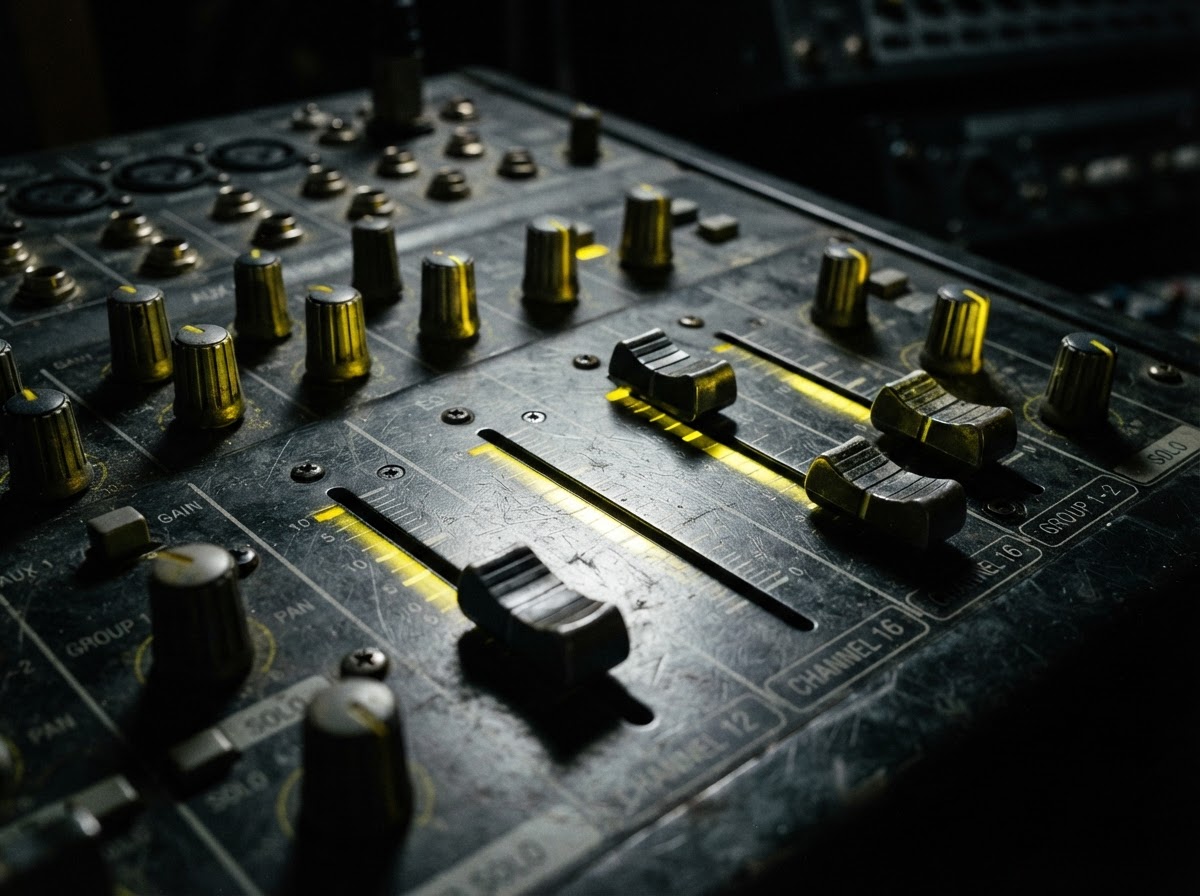 Soundboard faders