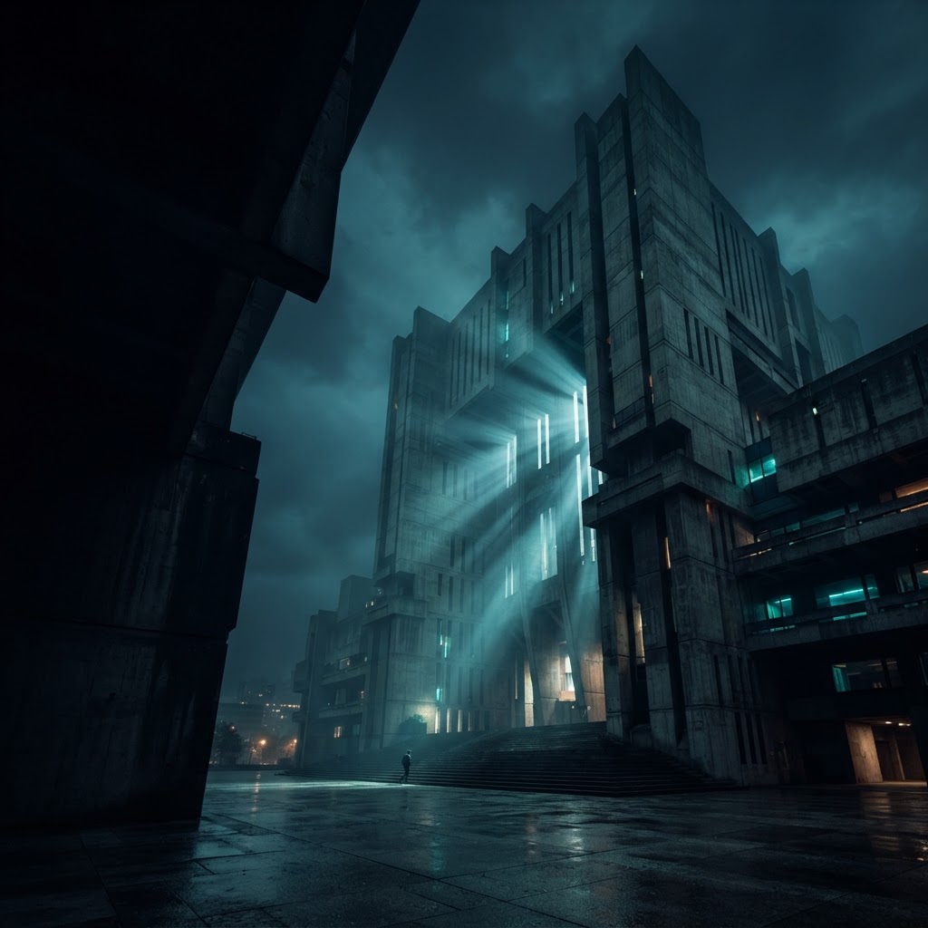 Cinematic architectural photography