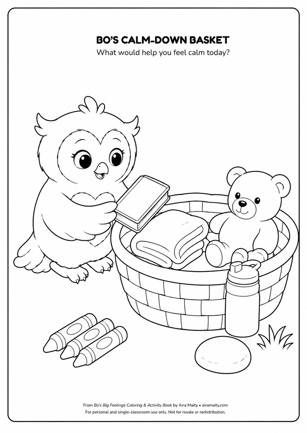 Bo’s Calm-Down Basket