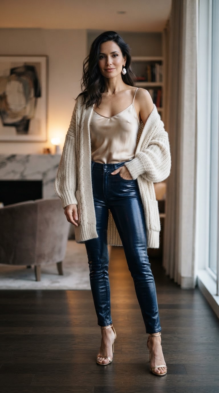 The Silk Slip Contrast