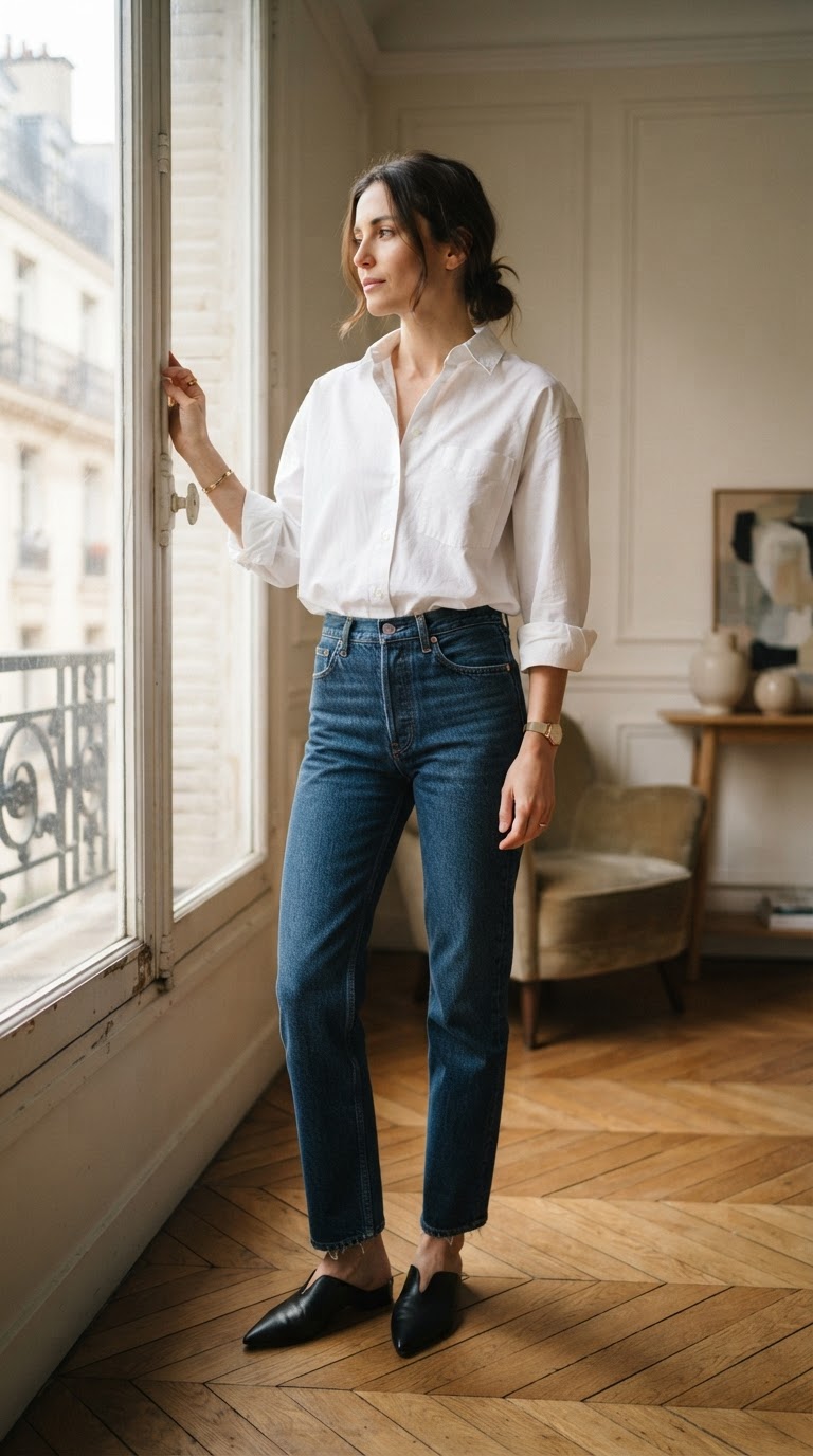 The Architectural White Shirt