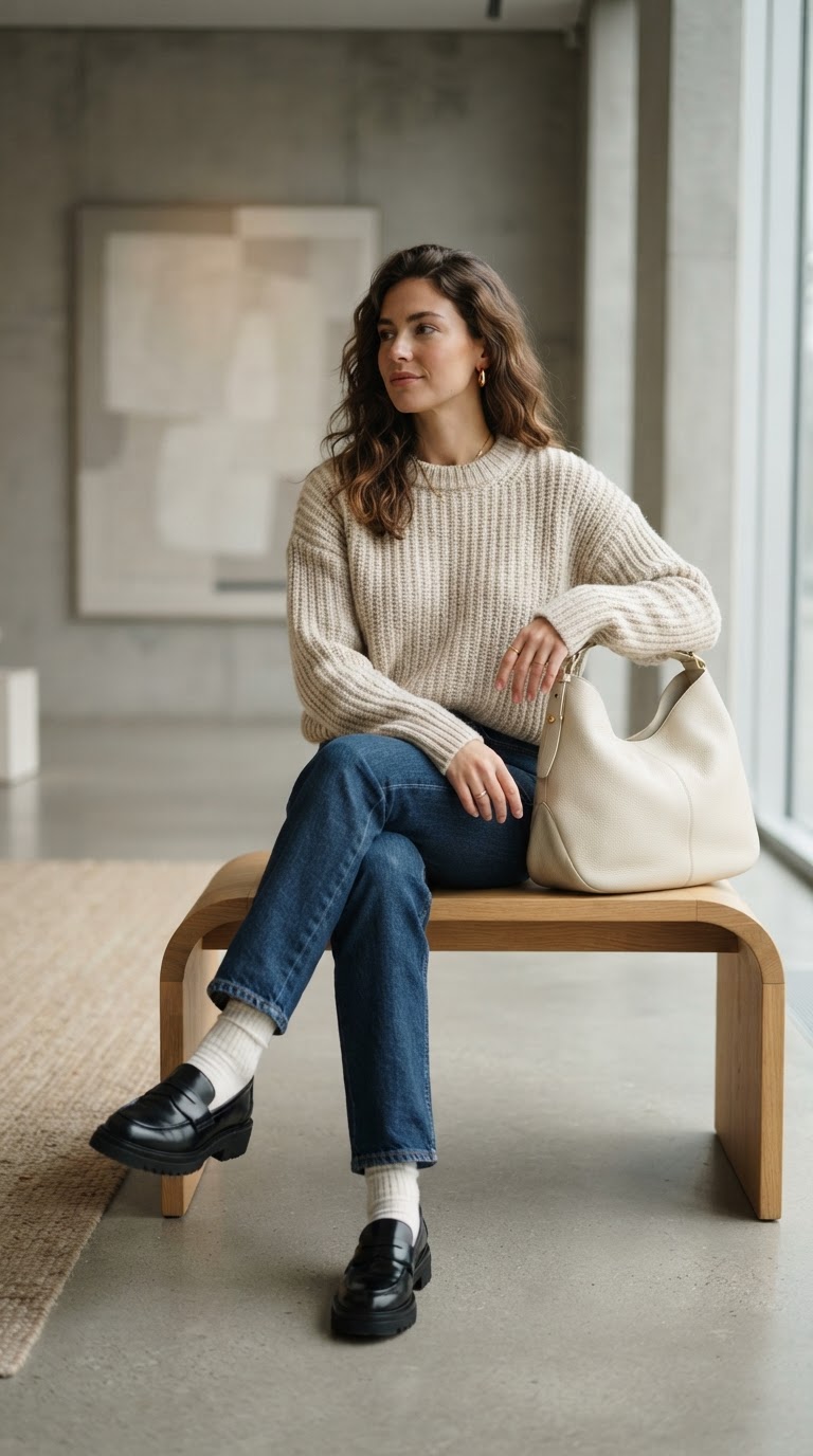 The Oversized Knit Comfort