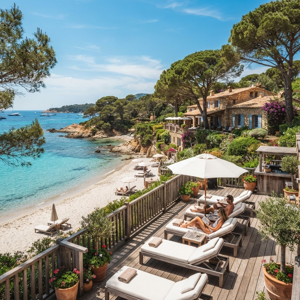 Mas du Langoustier — Hôtel & plage privée