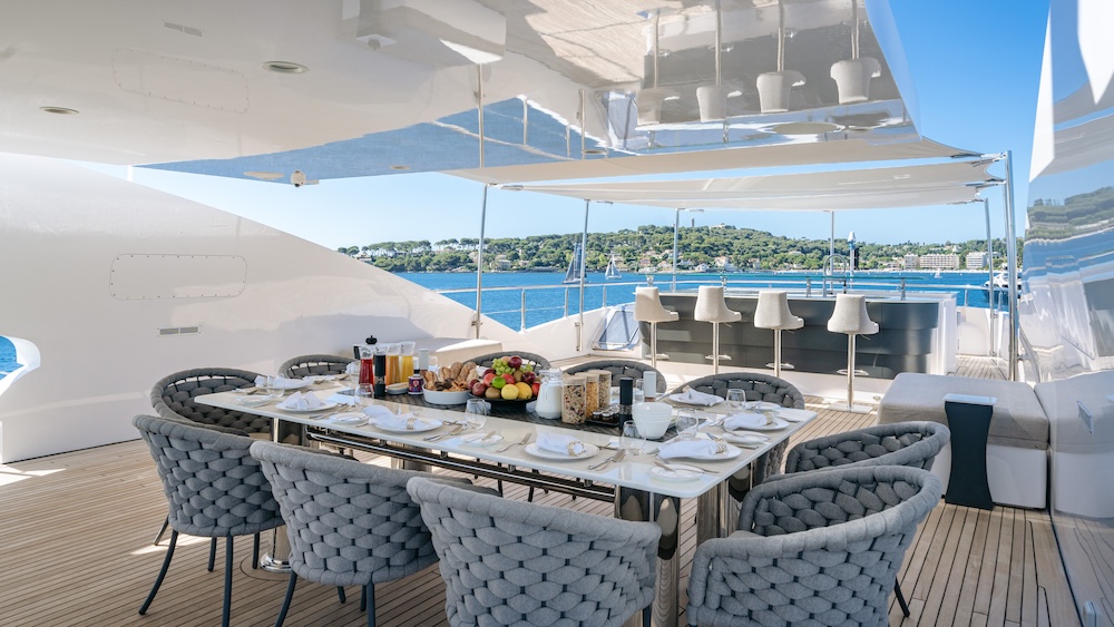 Jacuzzi du sun deck