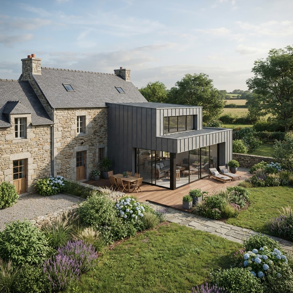 Extension à Côtes-d'Armor — Yves Luby Architecte