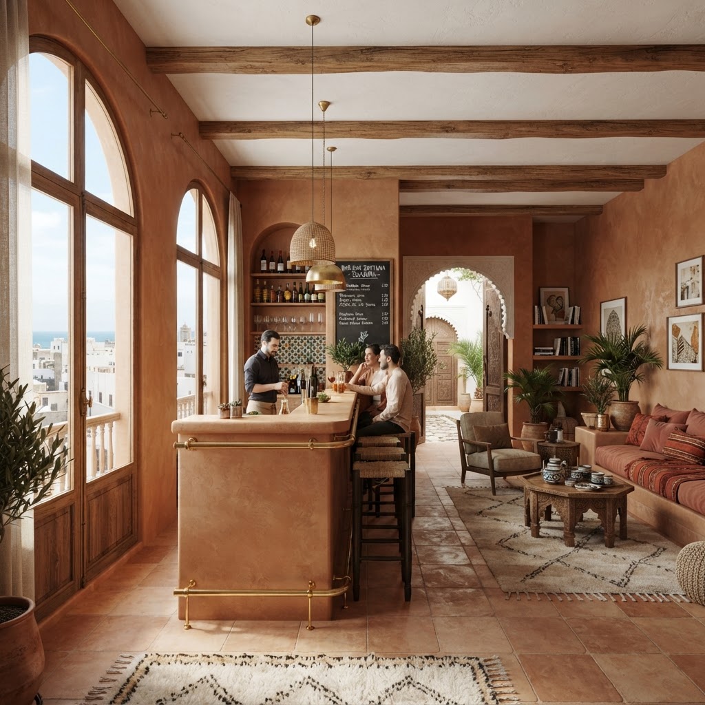 Établissement recevant du public à Essaouira, Maroc — Yves Luby Architecte