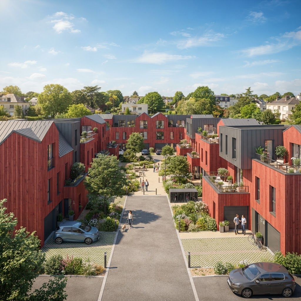 Habitat groupé à Saint-Herblain — Yves Luby Architecte
