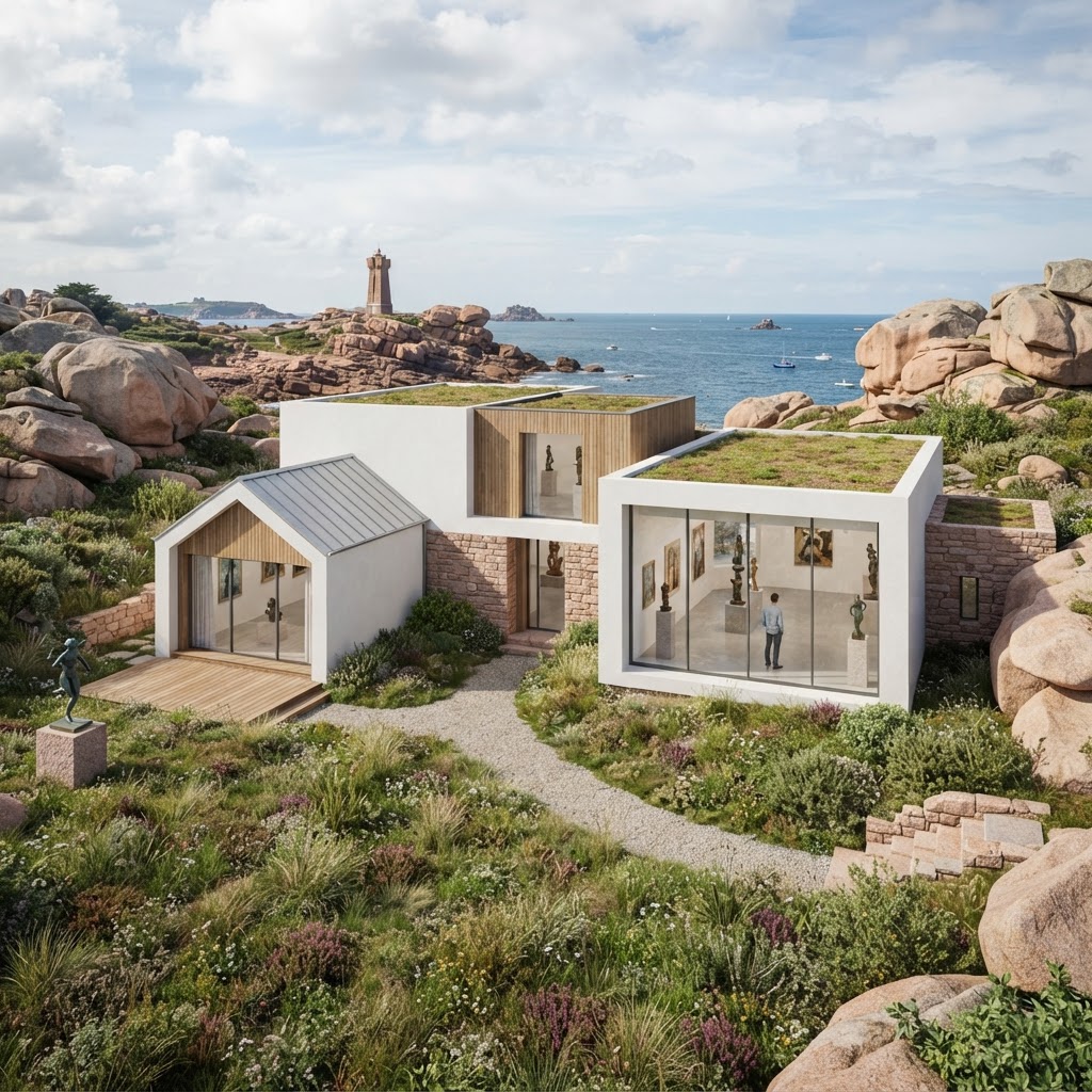 Maison individuelle à La Clarté, Perros-Guirec — Yves Luby Architecte