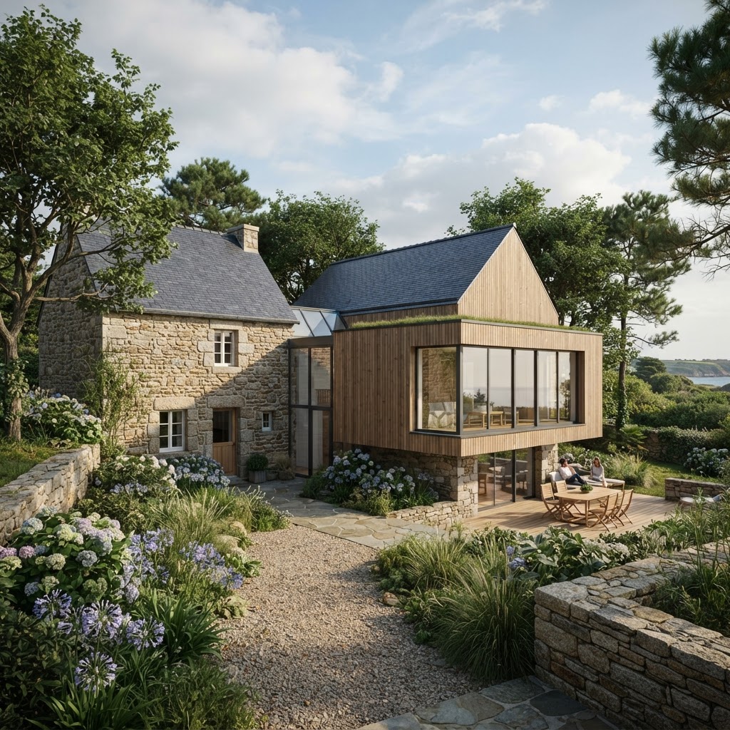 Extension à Locquémeau — Yves Luby Architecte