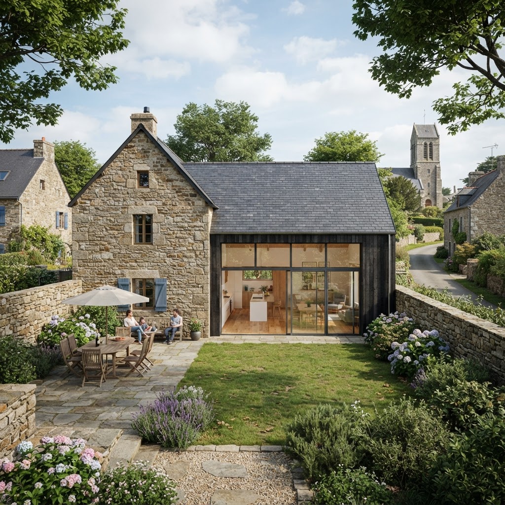 Extension à Plouguiel — Yves Luby Architecte