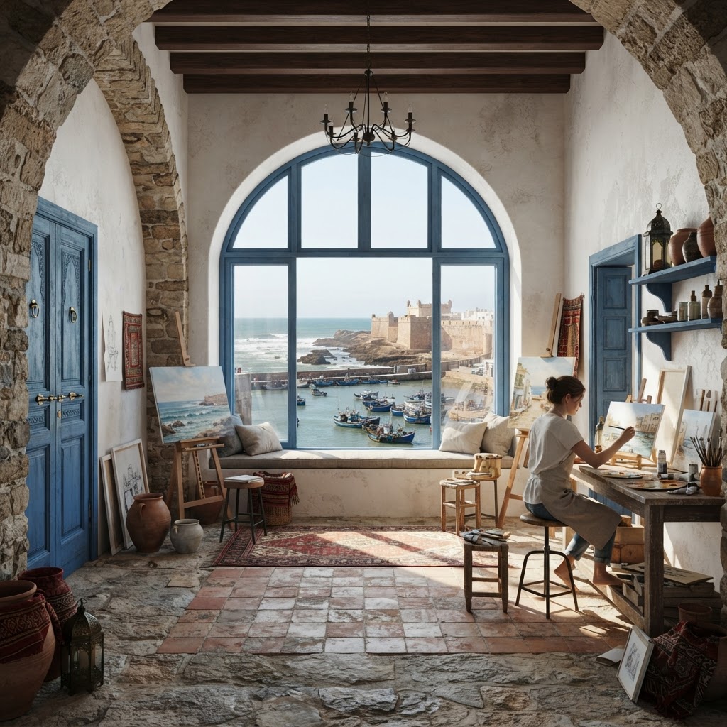 Maison individuelle à Essaouira, Maroc — Yves Luby Architecte