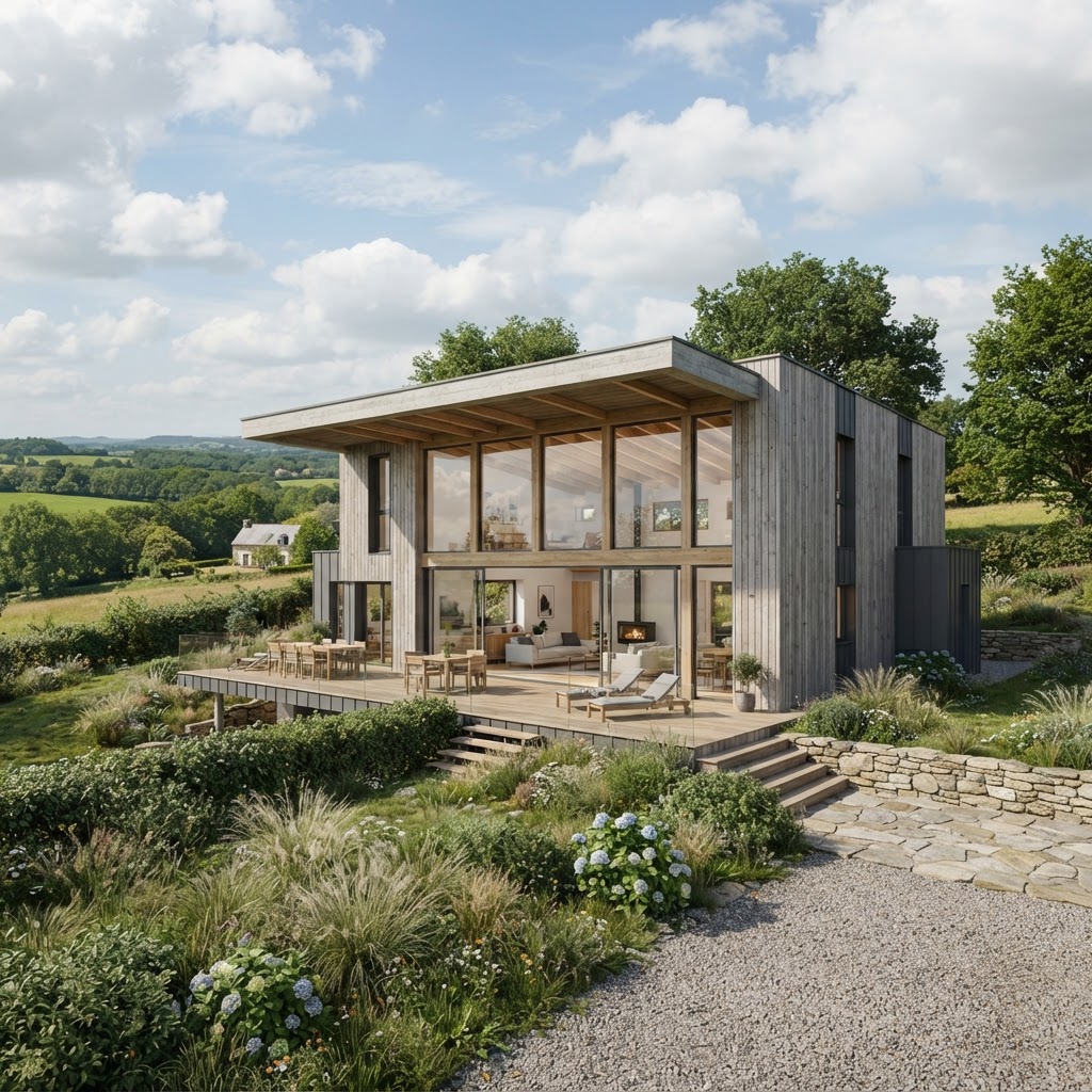 Maison individuelle à Bégard — Yves Luby Architecte