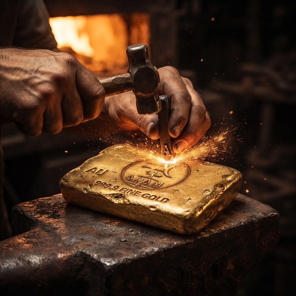 Gold serializing & certification process