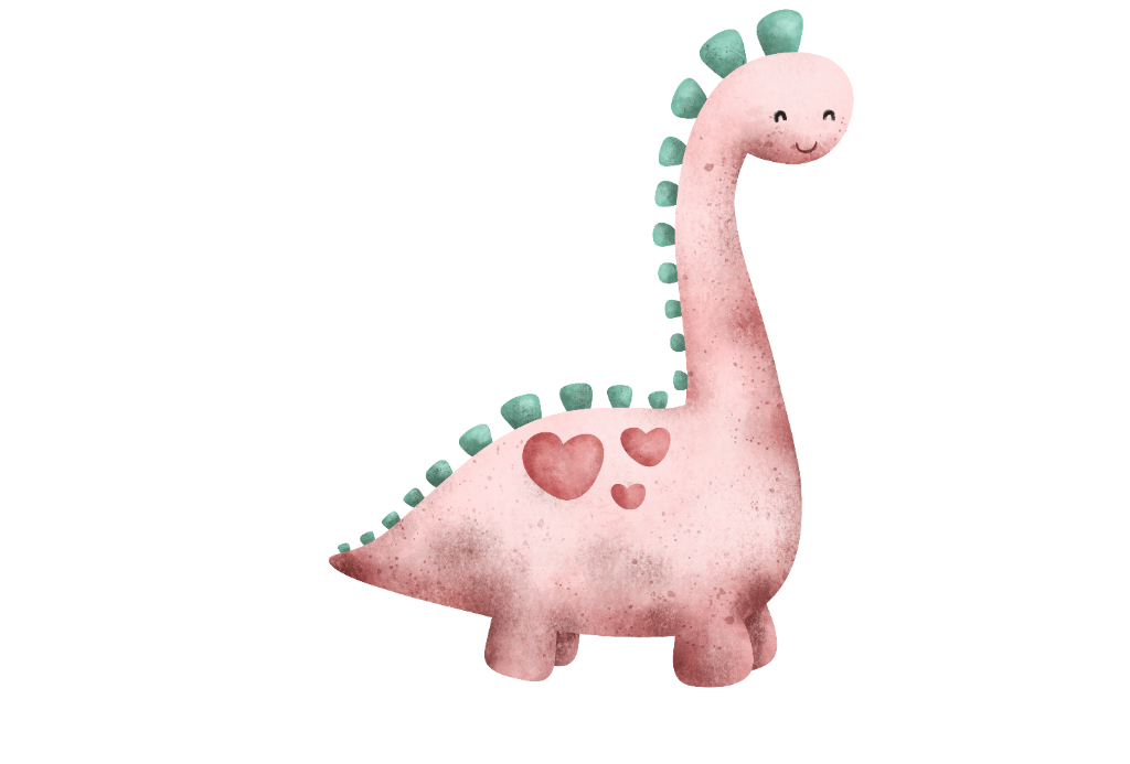 Pink Dinosaur Cut-Out