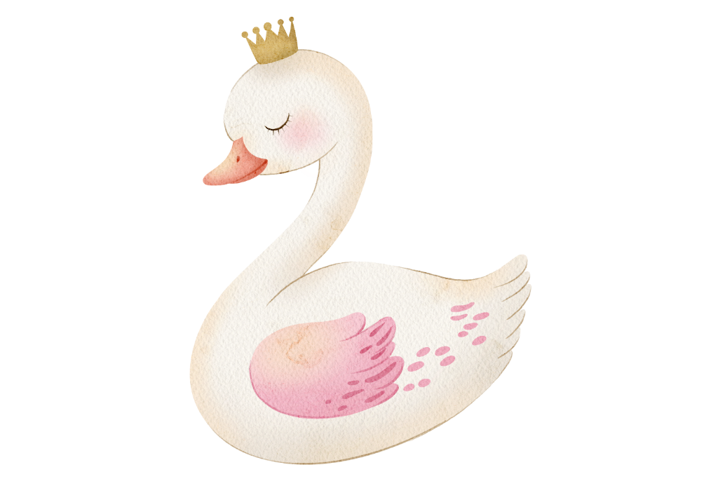 Crowned Swan Cut-Out
