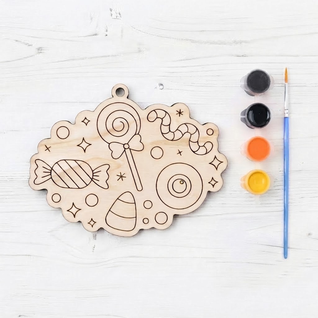 Paint Your Own Candy Cluster Kit — Ornament or Fridge Magnet