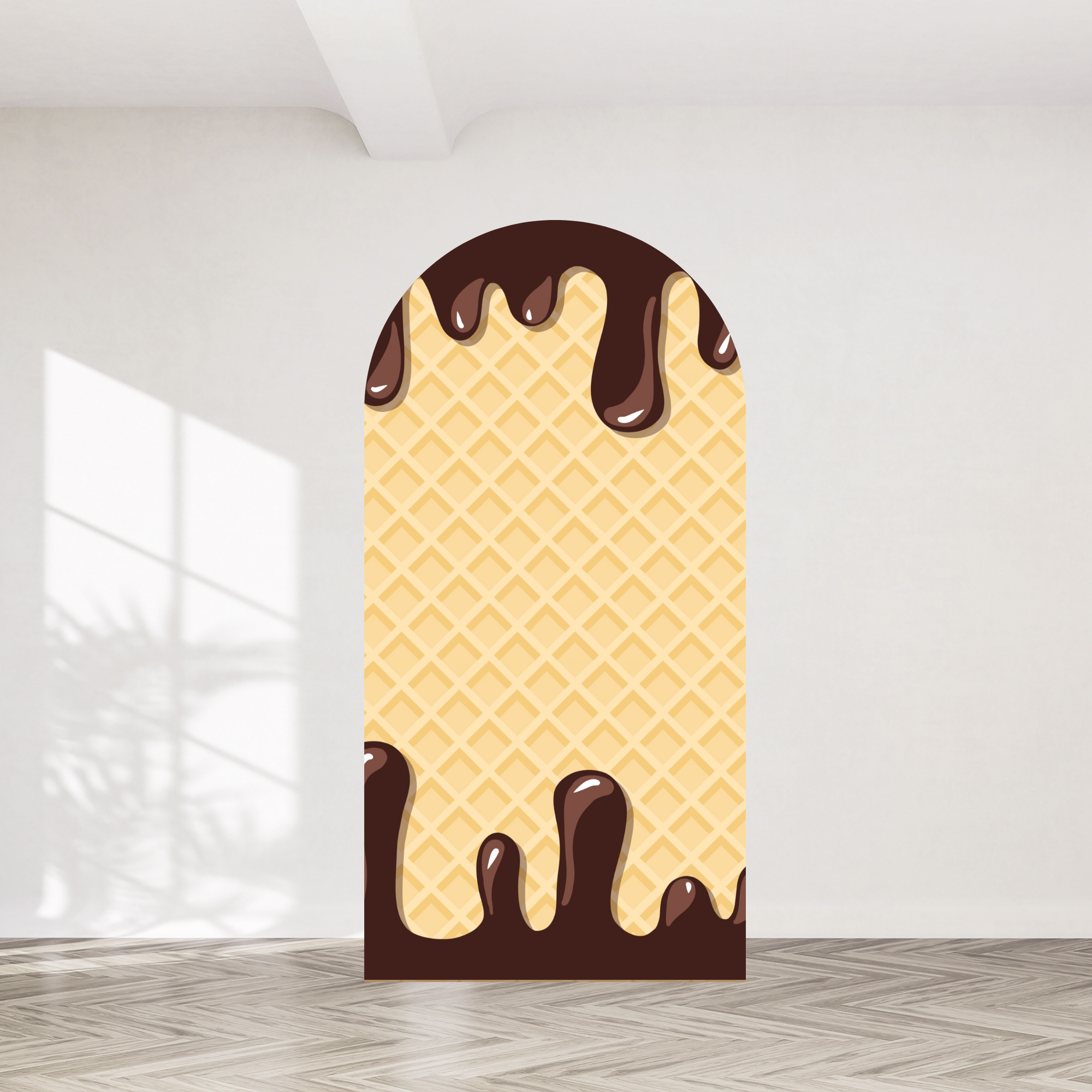 Chocolate Drip Arch Backdrop — Sweet Treats Party UK