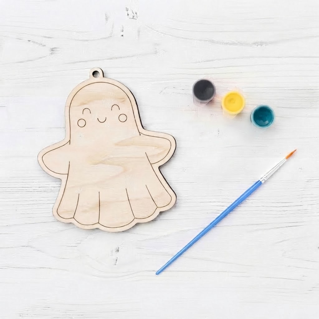 Paint Your Own Ghost Kit — Ornament or Fridge Magnet