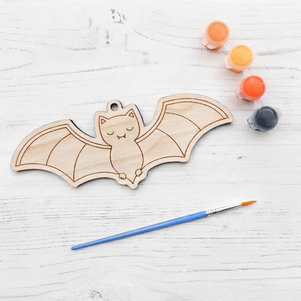Paint Your Own Bat Kit — Ornament or Fridge Magnet
