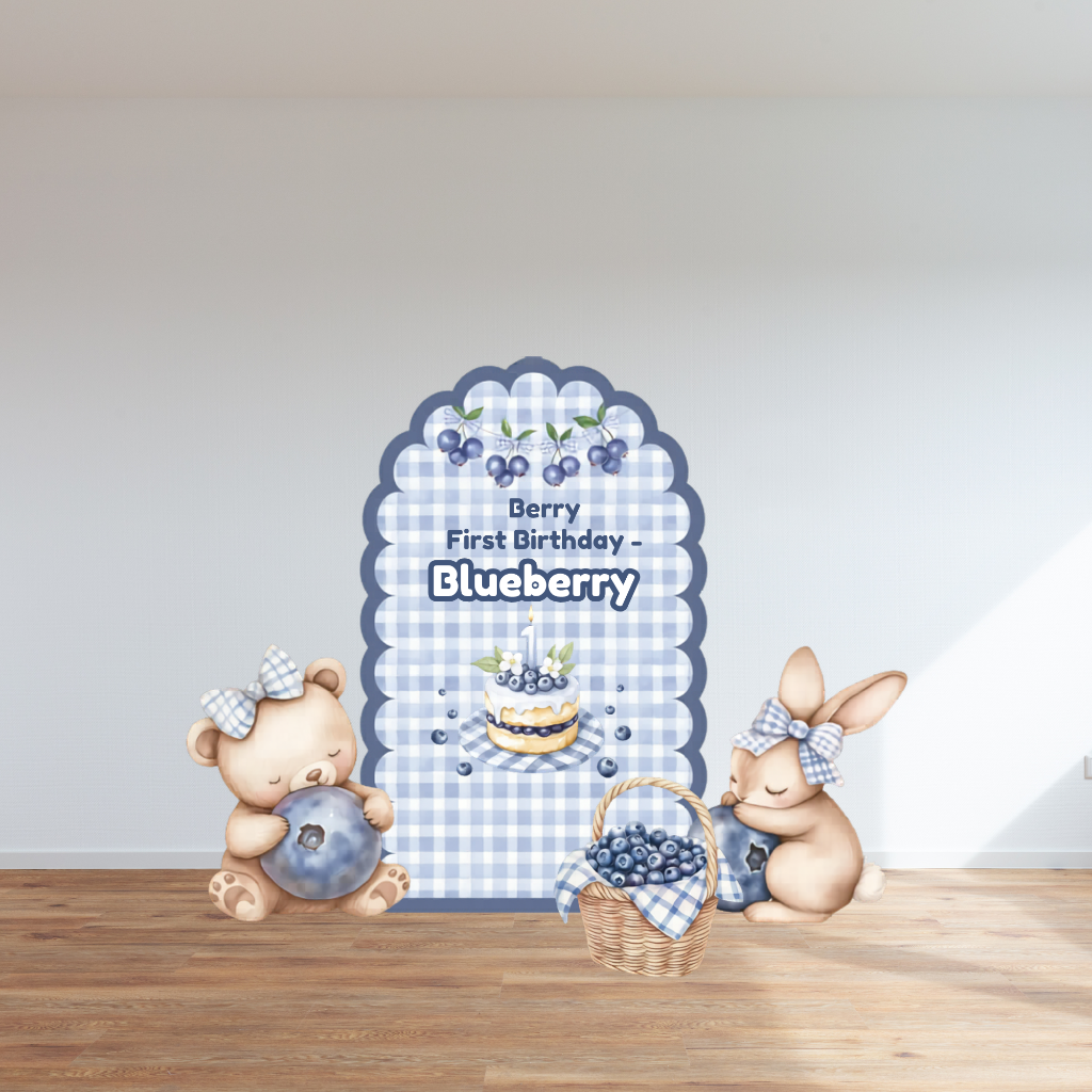 Berry First Birthday Blueberry Bundle Setup