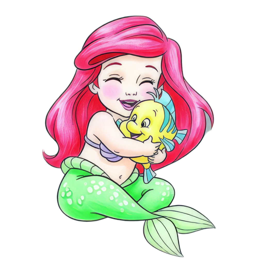 Baby Mermaid Cut-Out