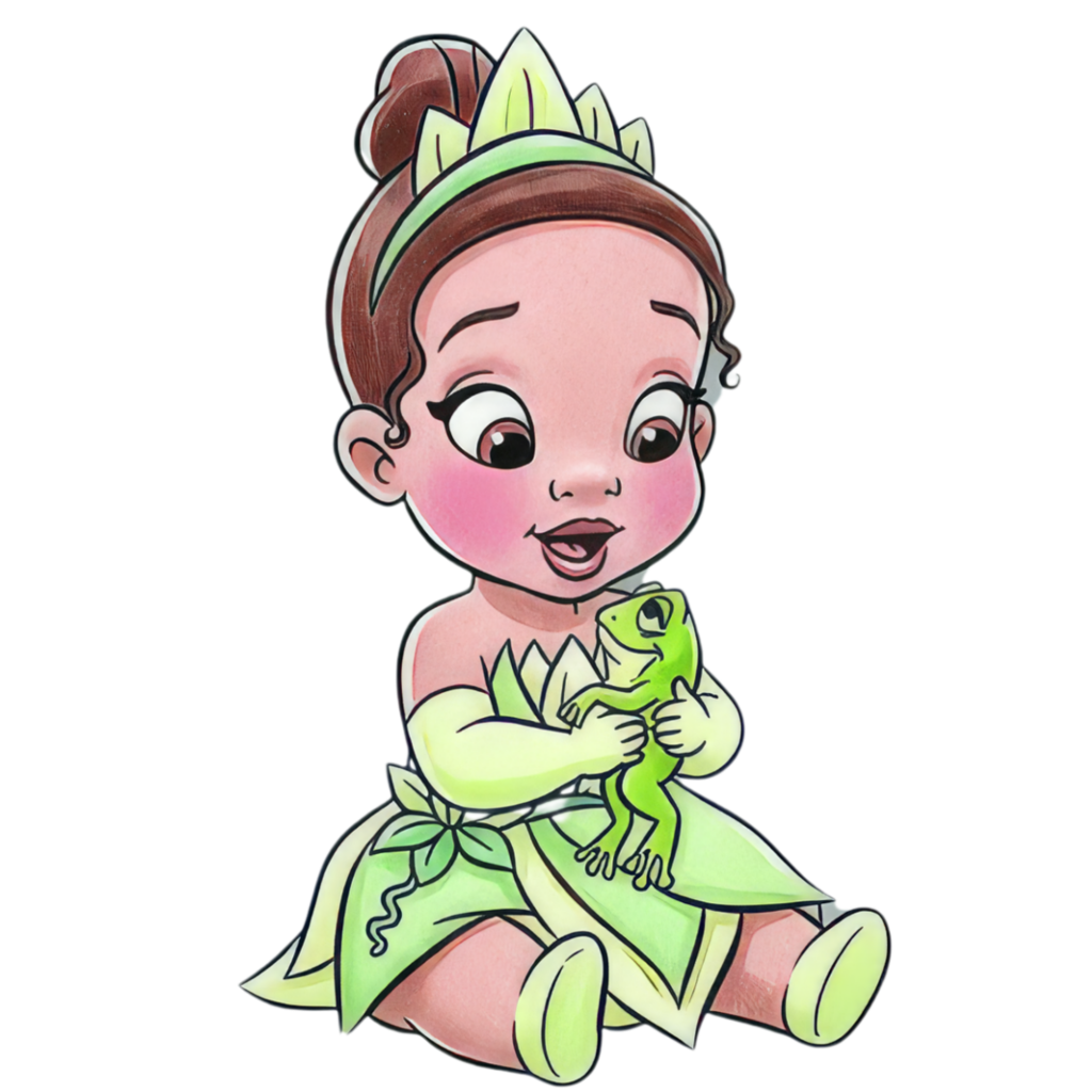 Baby Tiana Cut-Out
