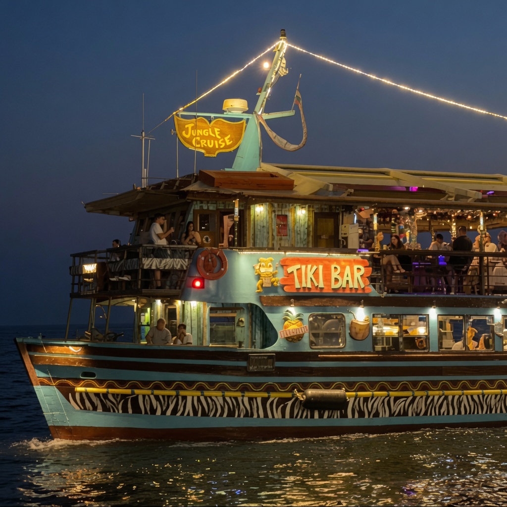 Caribbean Vibes SKG – Kleio Tiki Boat
