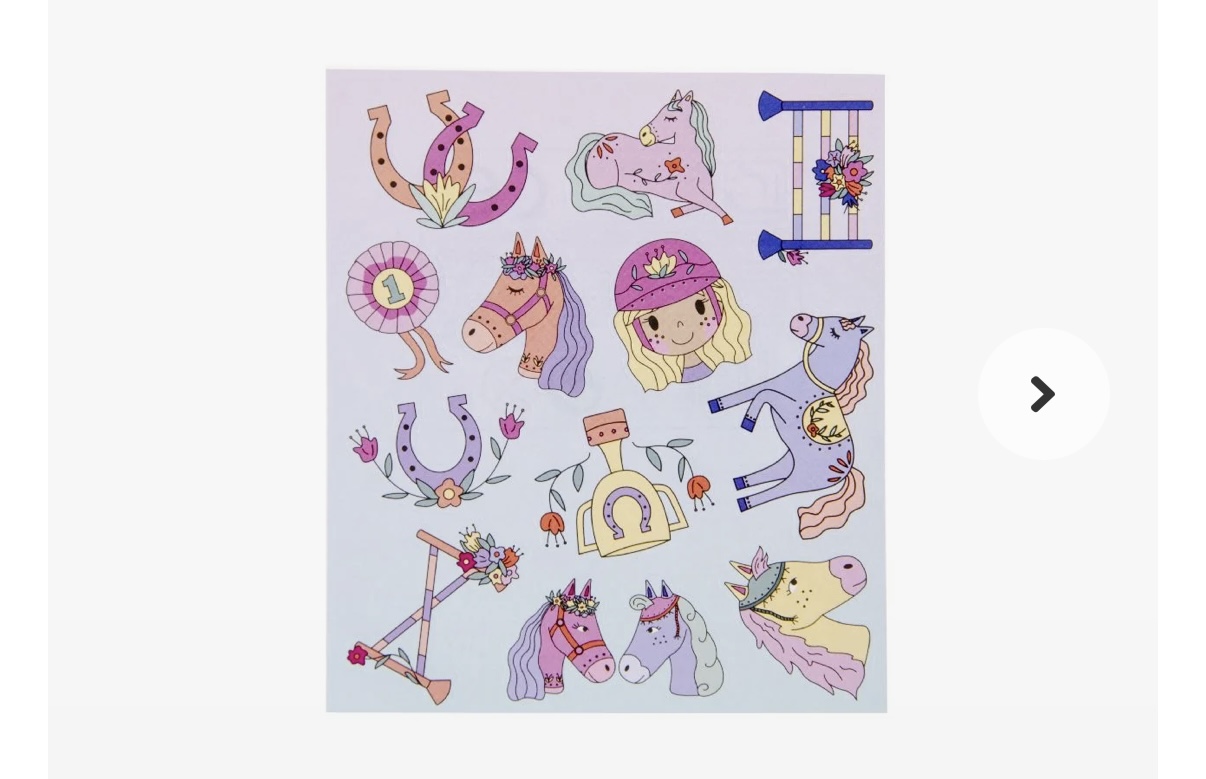 Pony sticker sheet