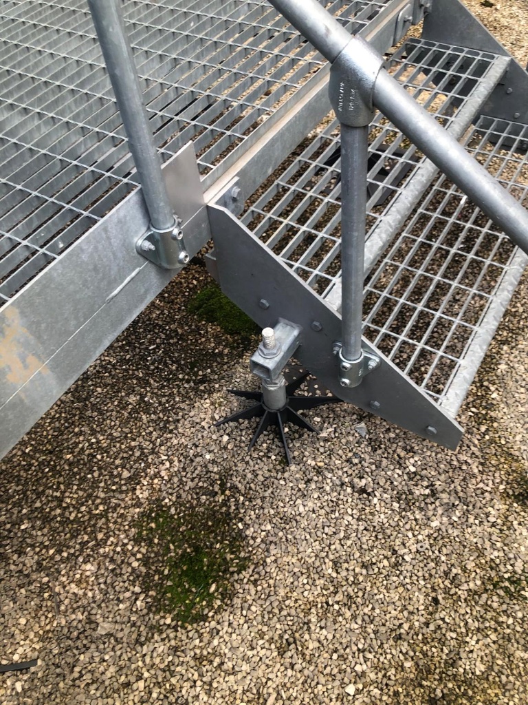 Galvanised Steel Platform & Stairway