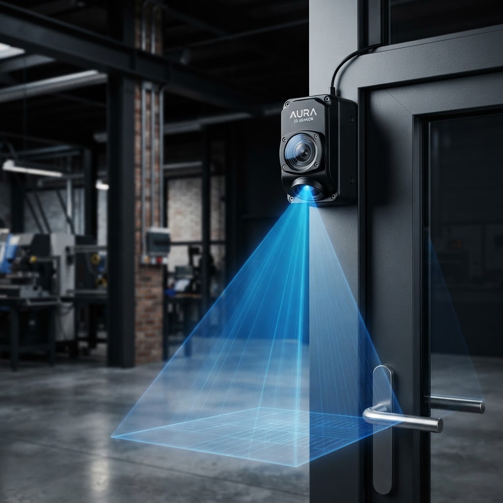Flatscan 3D – 3D-närvarosensor med djupdetektering