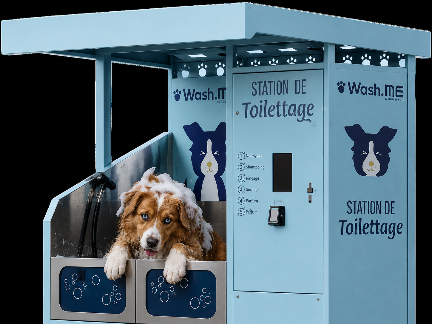 Wash.ME dog wash station