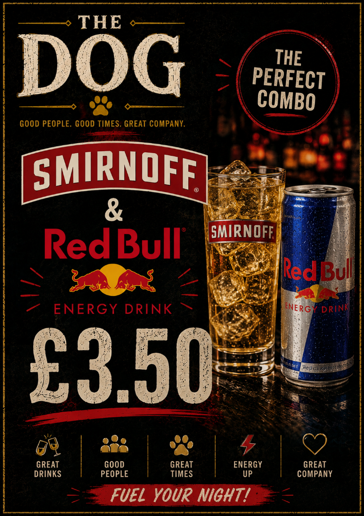 The Dog drinks