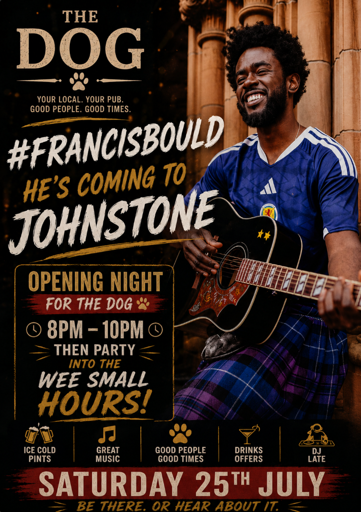 Francis Bould live at The Dog