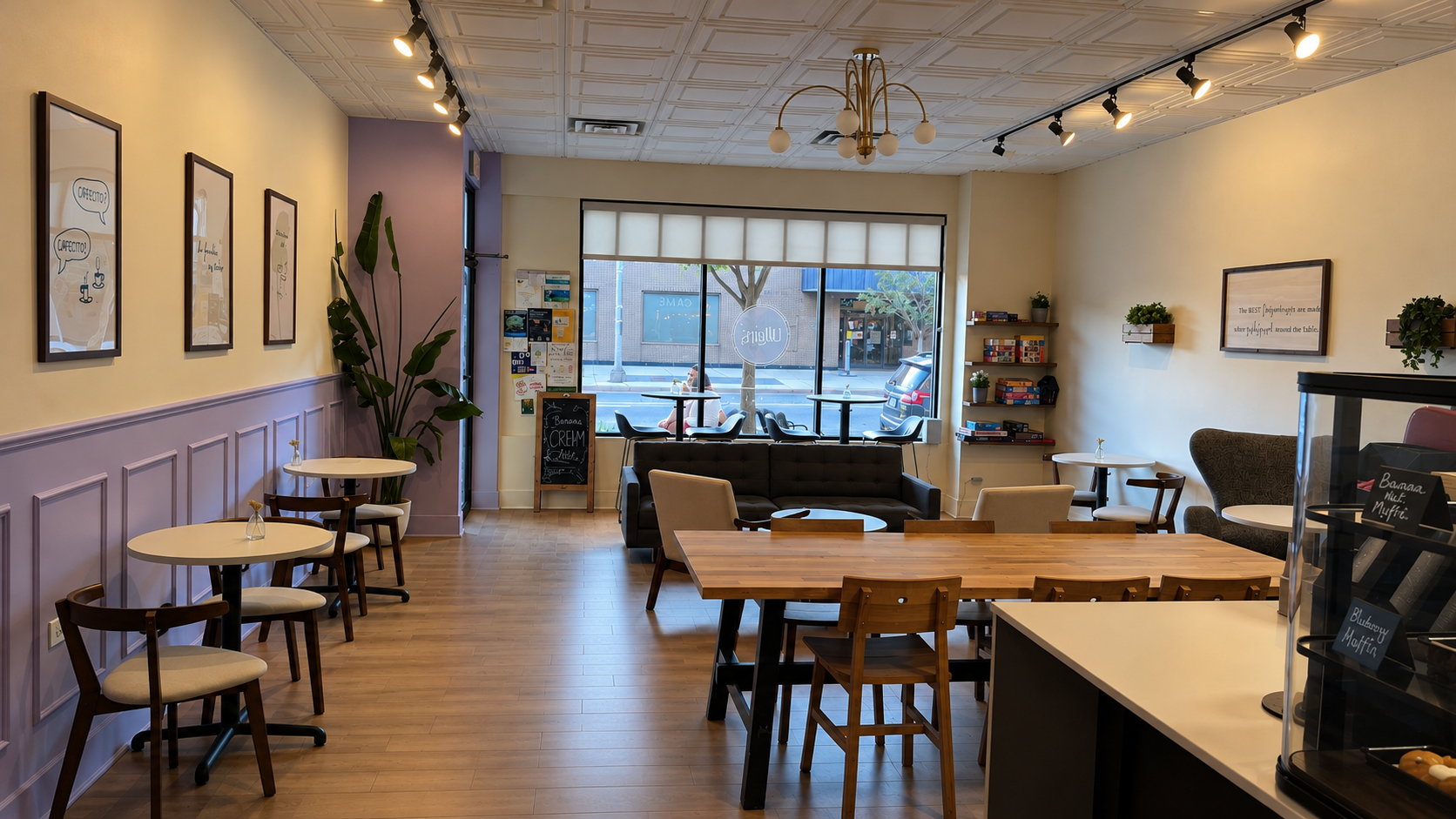 Lilian's café event space main view