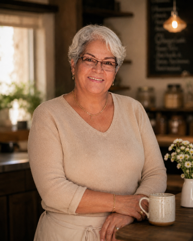 A warm family portrait representing the Lilian's Café heritage