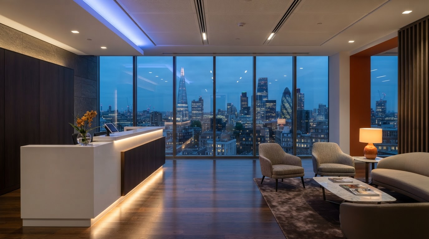 Modern corporate reception