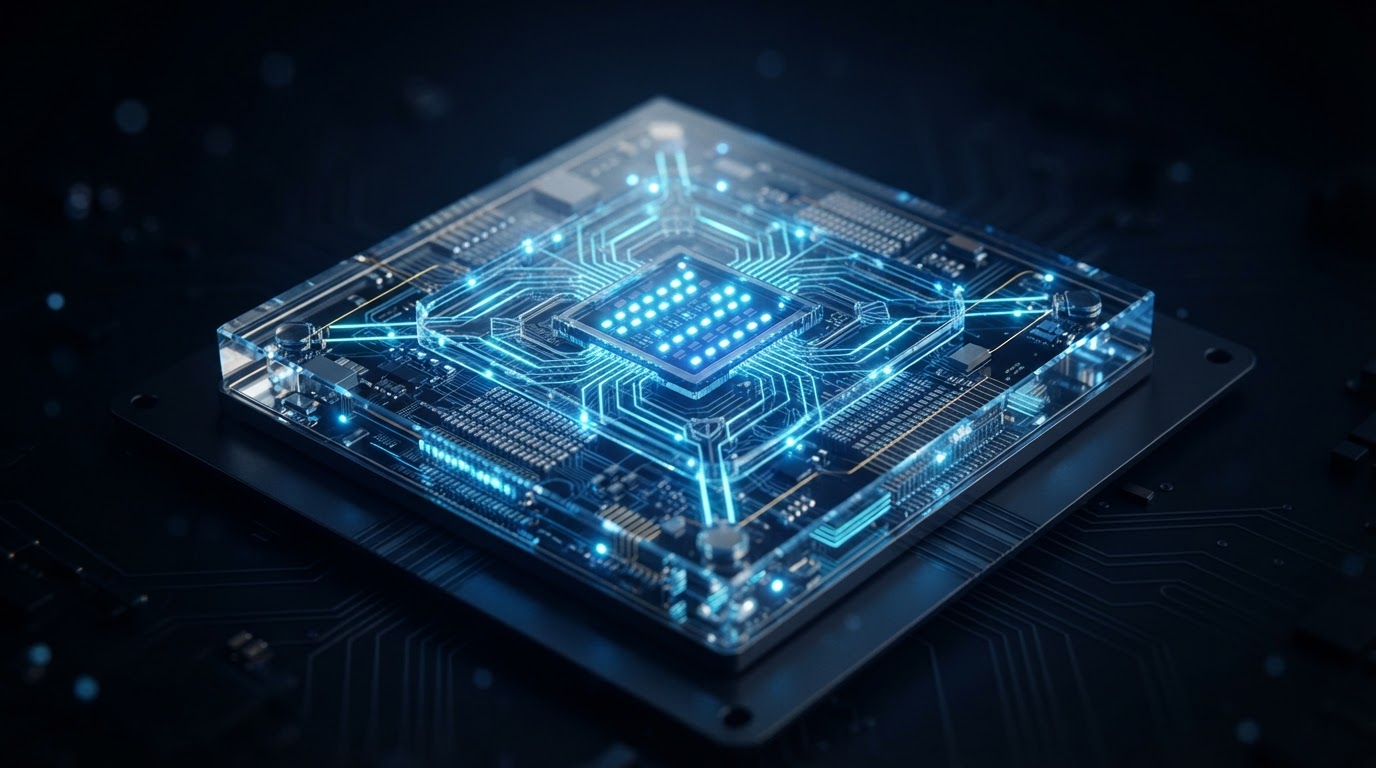 Futuristic technology macro