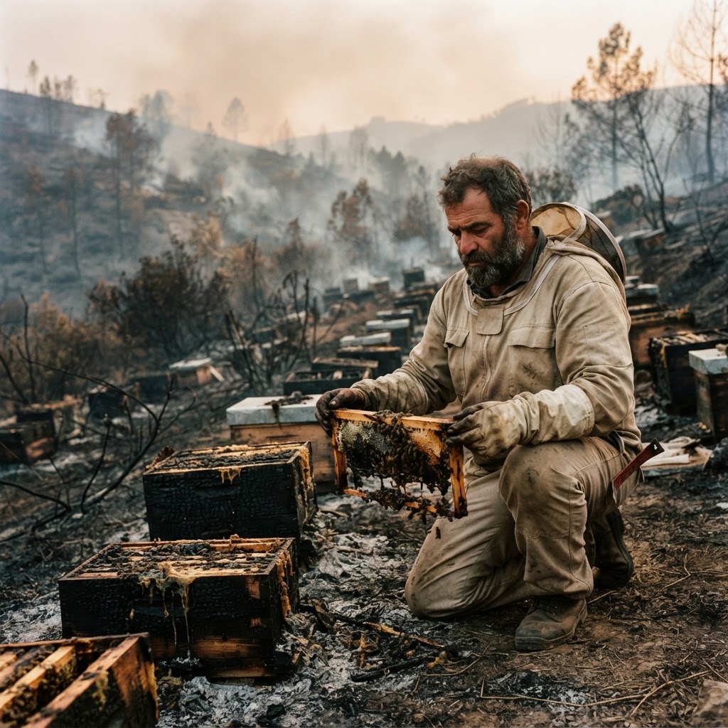 Alerta internacional por impacto de incendios en colmenas