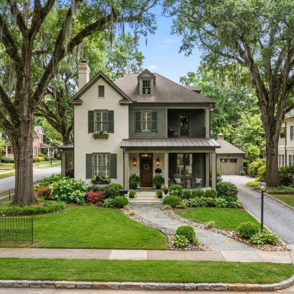 Renovated home in Roswell, Georgia